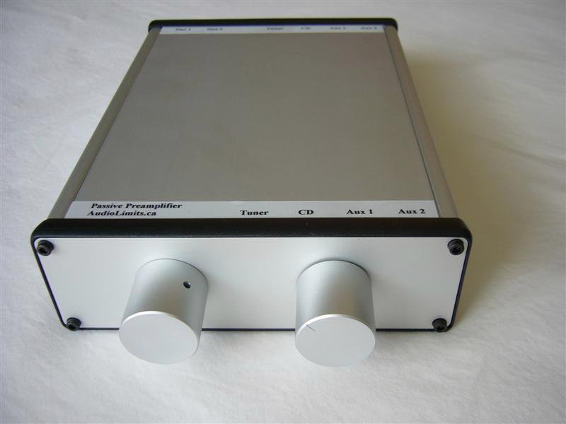 Passive Preamplifier - Front View