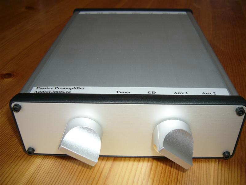 Passive Preamplifier - Silver Front